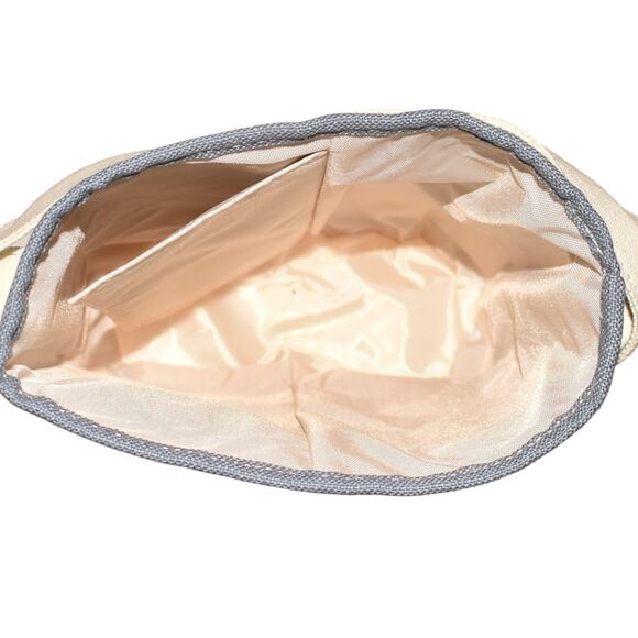 SPARTINA 449 NEW $36 Songbird Double Wine Caddy Blue White Cotton Linen - Picture 5 of 5